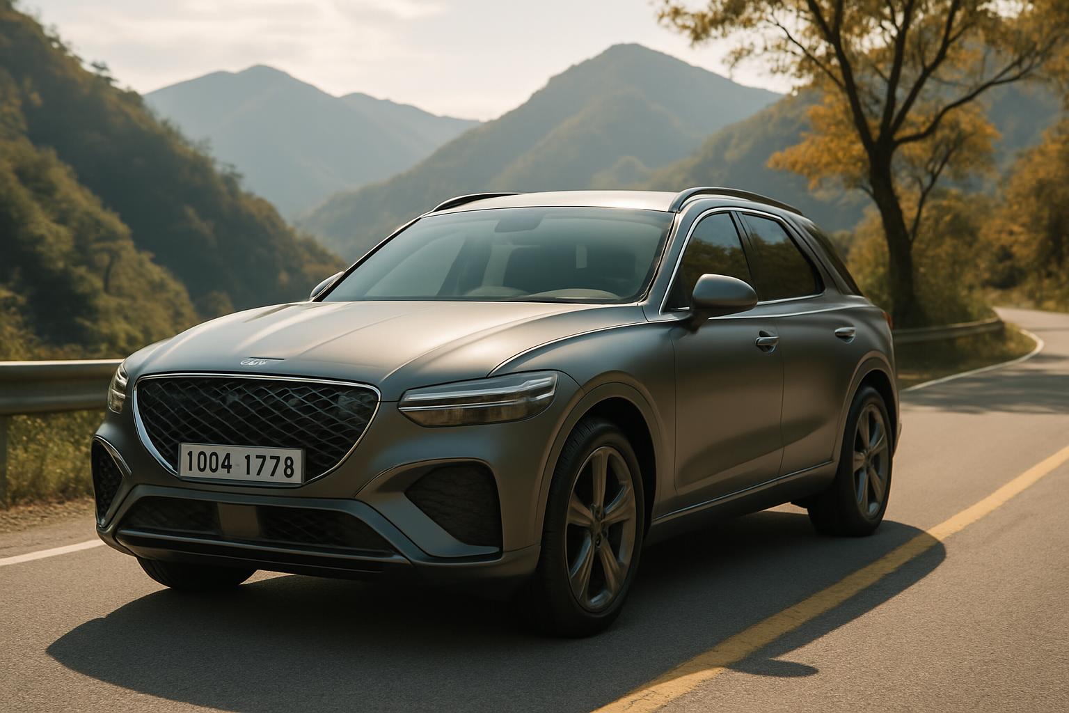 Genesis GV70 with EvoShield PPF Front Package - SUV Paint Protection Film Installation